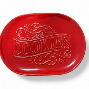 Hallmark "Fresh Baked Cookies" ceramic plate or platter